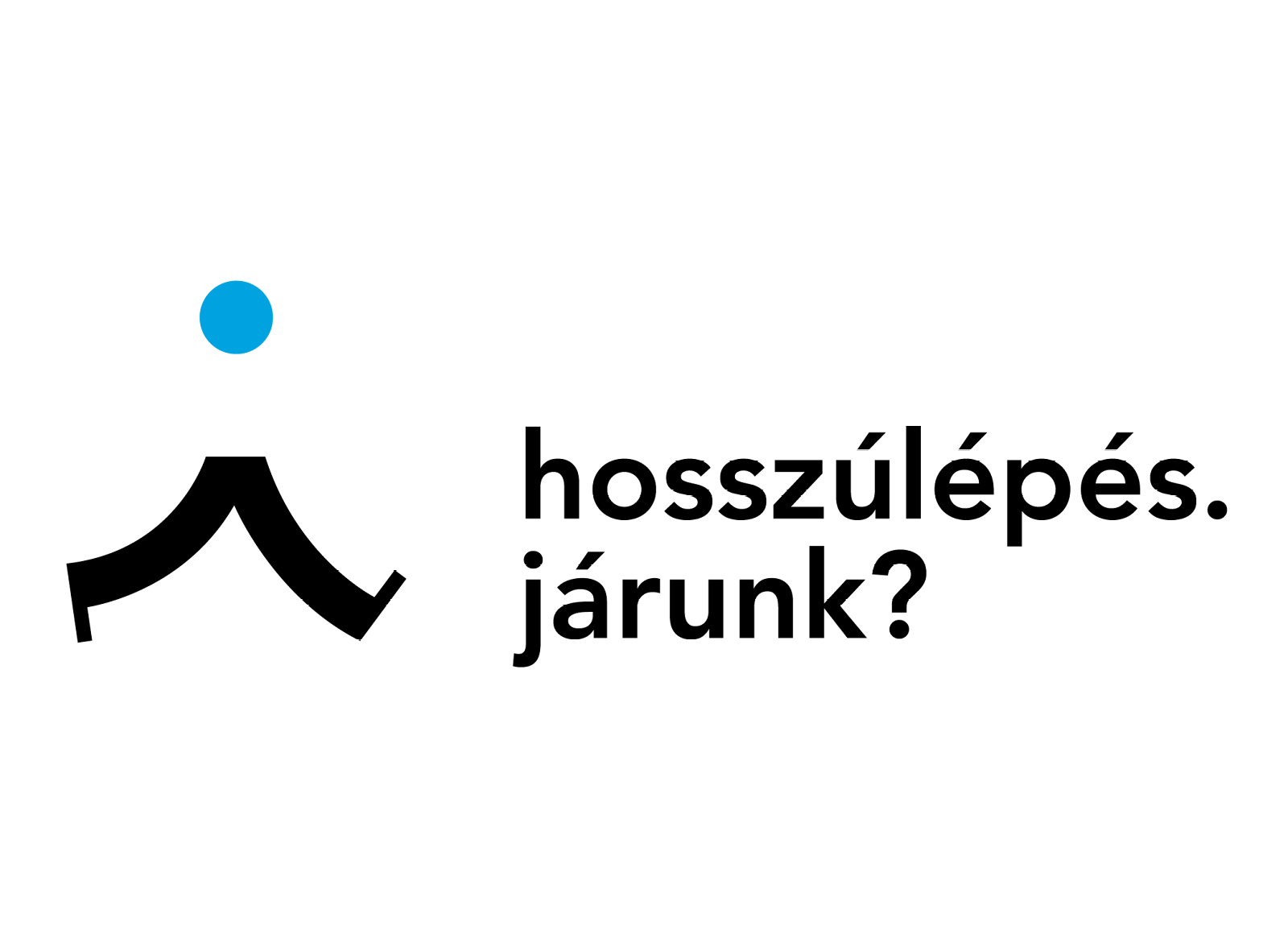 Hosszúlépés? Járunk logo