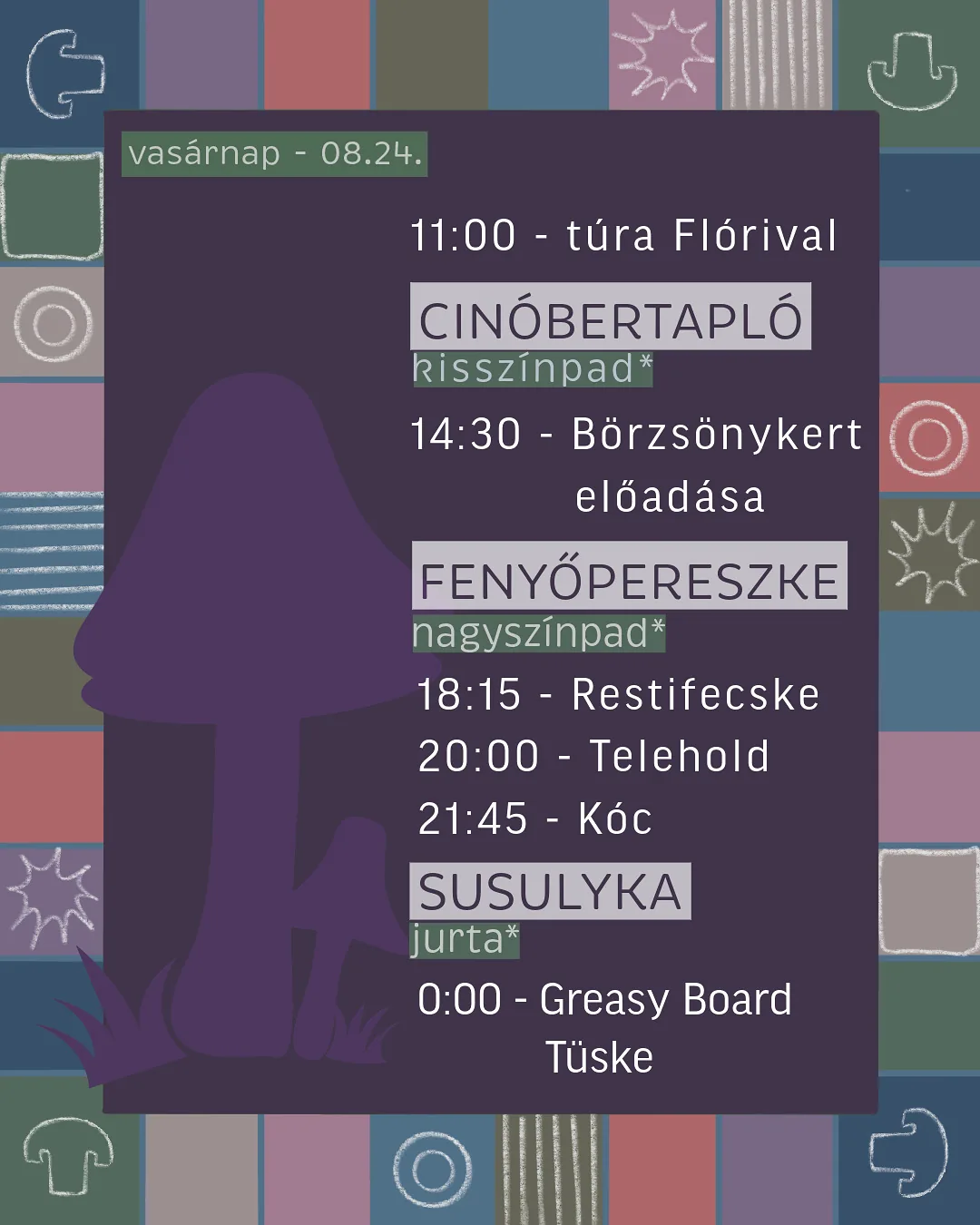 Vasárnapi menetrend